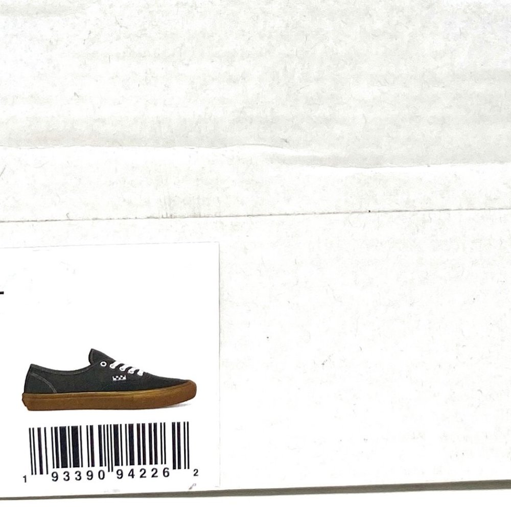 VANS Skate Authentic Shoes Women's Raven Gym Suede Canvas Black Size VN0A5FC8241 - Picture 7 of 9